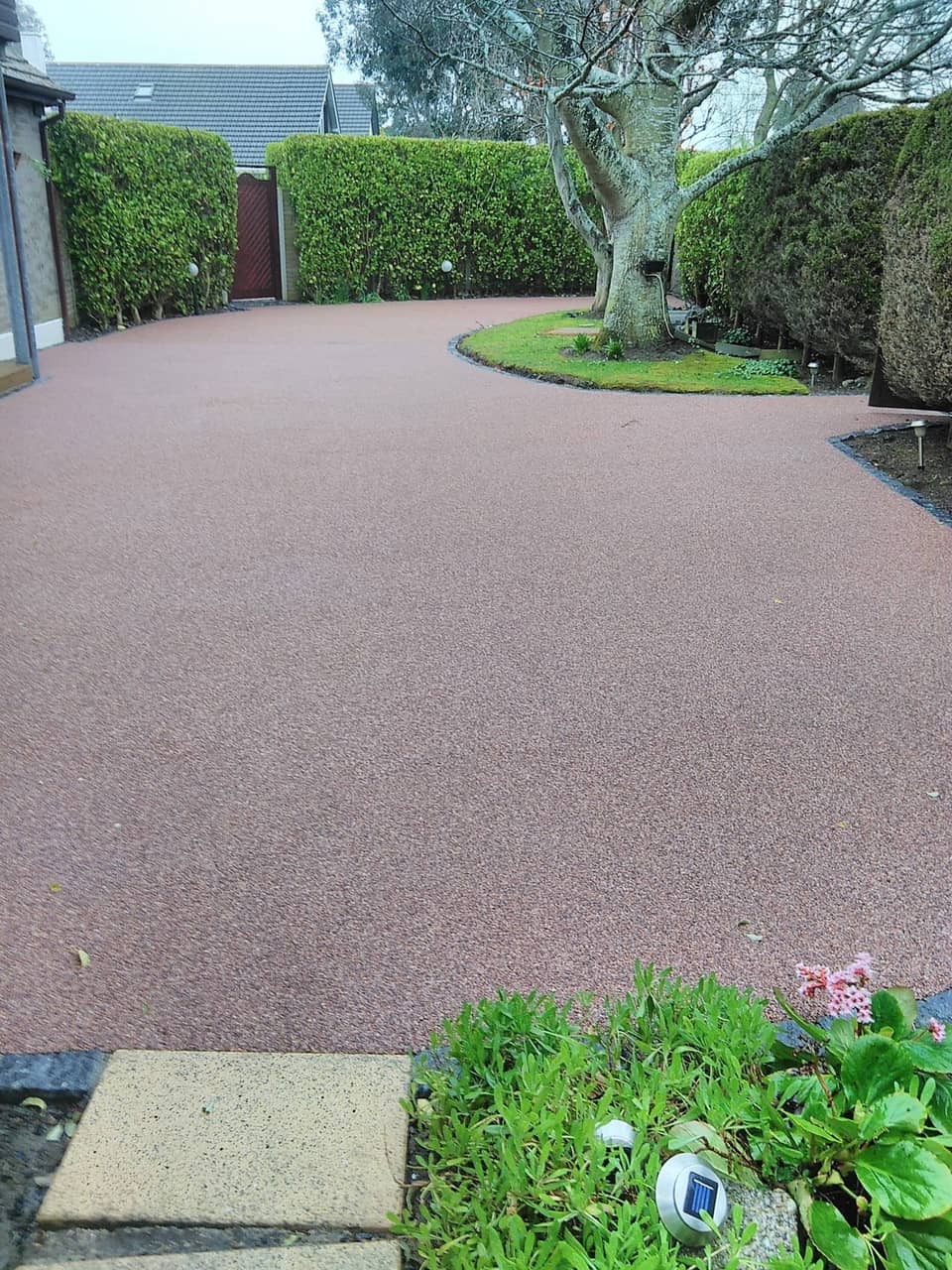 Pink granite mix resin, Malahide