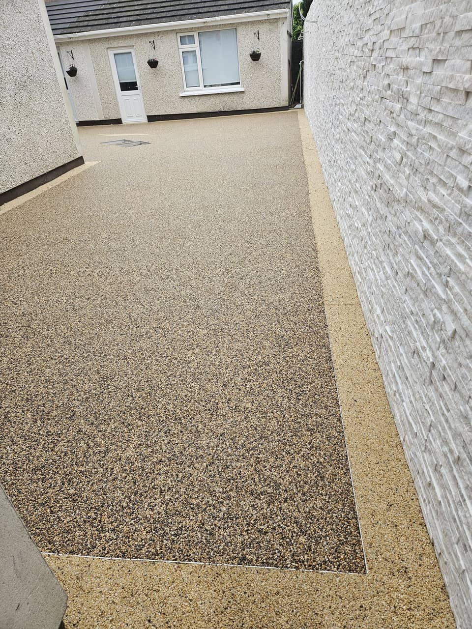 Cappuccino resin with Meadow border, Navan Road